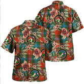 Clan Manson Ancient Tartan Crest Badge Aloha Hawaiian Shirt Tropical Old Style MP92 Manson Ancient Tartan Tartan Today