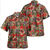 Clan Stewart of Fingask Modern Tartan Crest Badge Aloha Hawaiian Shirt Tropical Old Style QG33 Stewart of Fingask Modern Tartan Tartan Today