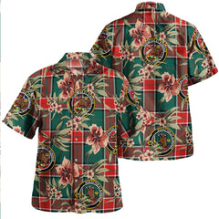 Clan Pollock Modern Tartan Crest Badge Aloha Hawaiian Shirt Tropical Old Style GP51 Pollock Modern Tartan Tartan Today