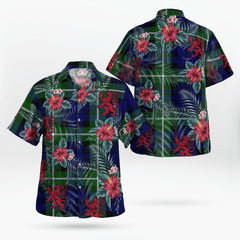 Clan Lamont Modern Tartan Scottish Lion Hawaiian Shirt PO19 Lamont Modern Tartan Tartan Hawaii Shirt