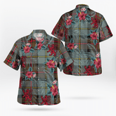 Clan MacLeod of Harris Weathered Tartan Scottish Lion Hawaiian Shirt KG49 MacLeod of Harris Weathered Tartan Tartan Hawaii Shirt