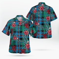 Clan Campbell of Cawdor Ancient Tartan Scottish Lion Hawaiian Shirt KQ83 Campbell of Cawdor Ancient Tartan Tartan Hawaii Shirt