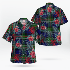 Clan Colquhoun Modern Tartan Scottish Lion Hawaiian Shirt FW75 Colquhoun Modern Tartan Tartan Hawaii Shirt
