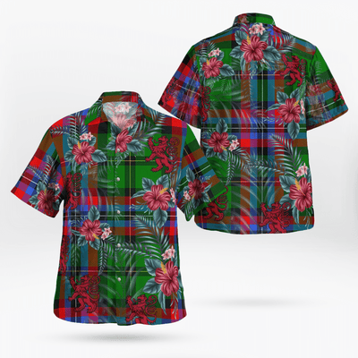 Clan McGeachie Tartan Scottish Lion Hawaiian Shirt HD55