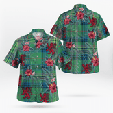 Clan Kennedy Ancient Tartan Scottish Lion Hawaiian Shirt WQ97 Kennedy Ancient Tartan Tartan Hawaii Shirt