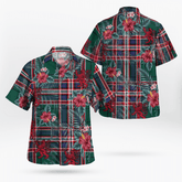 Clan MacFarlane Hunting Modern Tartan Scottish Lion Hawaiian Shirt WK65 MacFarlane Hunting Modern Tartan Tartan Hawaii Shirt