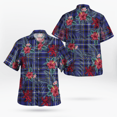 Clan Fleming Tartan Scottish Lion Hawaiian Shirt JQ32 Fleming Tartan Tartan Hawaii Shirt