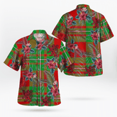 Clan MacGregor Modern Tartan Scottish Lion Hawaiian Shirt YI78 MacGregor Modern Tartan Tartan Hawaii Shirt