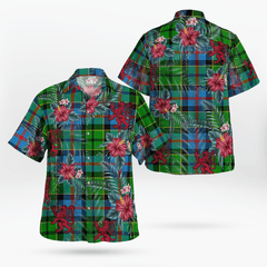Clan Forsyth Tartan Scottish Lion Hawaiian Shirt MR69 Forsyth Tartan Tartan Hawaii Shirt