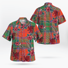 Clan Grant Ancient Tartan Scottish Lion Hawaiian Shirt UB52 Grant Ancient Tartan Tartan Hawaii Shirt
