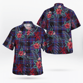 Clan Garden Tartan Scottish Lion Hawaiian Shirt EZ28 Garden Tartan (Clan Garden) Tartan Hawaii Shirt