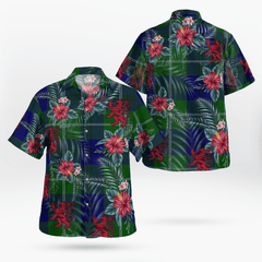 Clan Oliphant Modern Tartan Scottish Lion Hawaiian Shirt NO43 Oliphant Modern Tartan Tartan Hawaii Shirt