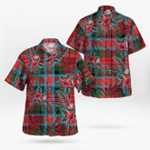 Clan MacDuff Modern Tartan Scottish Lion Hawaiian Shirt IG70 MacDuff Modern Tartan Tartan Hawaii Shirt
