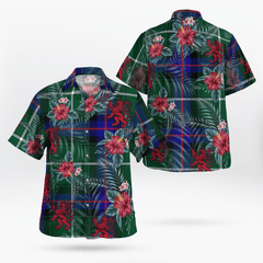 Clan MacDonald of the Isles Hunting Modern Tartan Scottish Lion Hawaiian Shirt HZ82 MacDonald of the Isles Hunting Modern Tartan Tartan Hawaii Shirt