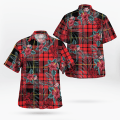 Clan Clan MacQueen Modern Tartan Scottish Lion Hawaiian Shirt NQ78 MacQueen Modern Tartan Tartan Hawaii Shirt