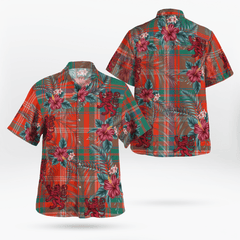 Clan MacDougall Ancient Tartan Scottish Lion Hawaiian Shirt DQ67 MacDougall Ancient Tartan Tartan Hawaii Shirt