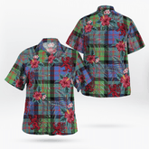 Clan MacDonald Ancient Tartan Scottish Lion Hawaiian Shirt HP88 MacDonald Ancient Tartan Tartan Hawaii Shirt