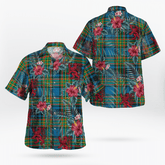 Clan Gillies Ancient Tartan Scottish Lion Hawaiian Shirt NX88 Gillies Ancient Tartan Tartan Hawaii Shirt