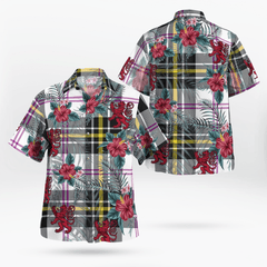 Clan MacPherson Dress Modern Tartan Scottish Lion Hawaiian Shirt BP99 MacPherson Dress Modern Tartan Tartan Hawaii Shirt
