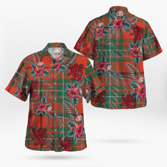 Clan MacAulay Ancient Tartan Scottish Lion Hawaiian Shirt TG38 MacAulay Ancient Tartan Tartan Hawaii Shirt