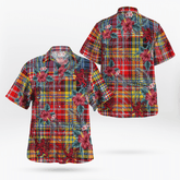 Clan Clan Drummond of Strathallan Tartan Scottish Lion Hawaiian Shirt RU75 Drummond of Strathallan Tartan Tartan Hawaii Shirt