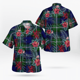 Clan Meldrum Forbes Tartan Scottish Lion Hawaiian Shirt ID19 Meldrum Forbes Tartan Tartan Hawaii Shirt