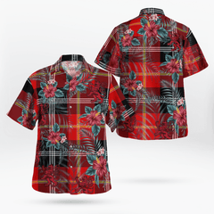 Clan Marjoribanks Tartan Scottish Lion Hawaiian Shirt IJ46 Marjoribanks Tartan Tartan Hawaii Shirt