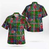 Clan Reid Green Tartan Scottish Lion Hawaiian Shirt FV94 Reid Green Tartan Tartan Hawaii Shirt