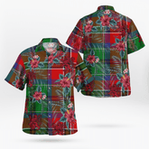 Clan MacCulloch Tartan Scottish Lion Hawaiian Shirt CR78 MacCulloch Tartan Tartan Hawaii Shirt