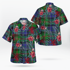 Clan Paterson Tartan Scottish Lion Hawaiian Shirt XZ25 Paterson Tartan Tartan Hawaii Shirt