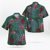 Clan Walker Hunting Ancient Tartan Scottish Lion Hawaiian Shirt GZ52 Walker Hunting Ancient Tartan Tartan Hawaii Shirt