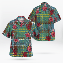 Clan Whitelaw Tartan Scottish Lion Hawaiian Shirt SV11 Whitelaw Tartan Tartan Hawaii Shirt