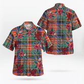 Clan Stewart Royal Ancient Tartan Scottish Lion Hawaiian Shirt WY18 Stewart Royal Ancient Tartan Tartan Hawaii Shirt
