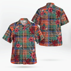 Clan Stewart Royal Ancient Tartan Scottish Lion Hawaiian Shirt WY18 Stewart Royal Ancient Tartan Tartan Hawaii Shirt