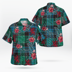Clan Stewart Old Ancient Tartan Scottish Lion Hawaiian Shirt JL78 Stewart Old Ancient Tartan Tartan Hawaii Shirt