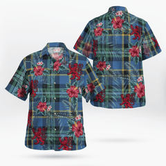 Clan Weir Ancient Tartan Scottish Lion Hawaiian Shirt VE23 Weir Ancient Tartan Tartan Hawaii Shirt