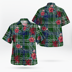 Clan Purves (Tweedside) Tartan Scottish Lion Hawaiian Shirt HT91 Purves (Tweedside) Tartan Tartan Hawaii Shirt
