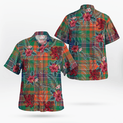 Clan Wilson Ancient Tartan Scottish Lion Hawaiian Shirt MB46 Wilson Ancient Tartan Tartan Hawaii Shirt