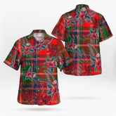 Clan Somerville Modern Tartan Scottish Lion Hawaiian Shirt GU89 Somerville Modern Tartan Tartan Hawaii Shirt