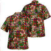 Clan Kinninmont Tartan Crest Badge Aloha Hawaiian Shirt Tropical Old Style AP80 Kinninmont Tartan Tartan Today