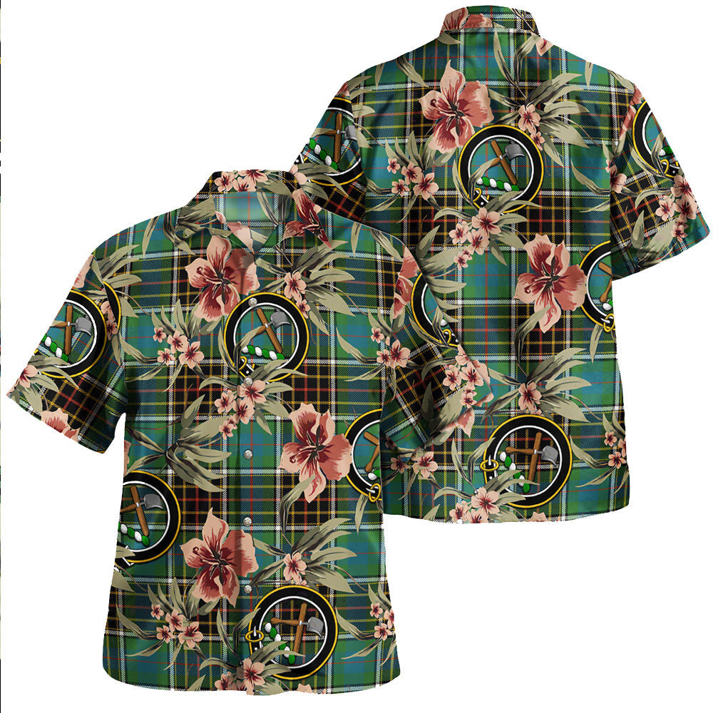Clan Hislop #2 Ancient Tartan Crest Badge Aloha Hawaiian Shirt Tropical Old Style HX64 Hislop #2 Ancient Tartan Tartan Today