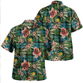 Clan Dundas Ancient Tartan Crest Badge Aloha Hawaiian Shirt Tropical Old Style PZ29 Dundas Ancient Tartan Tartan Today