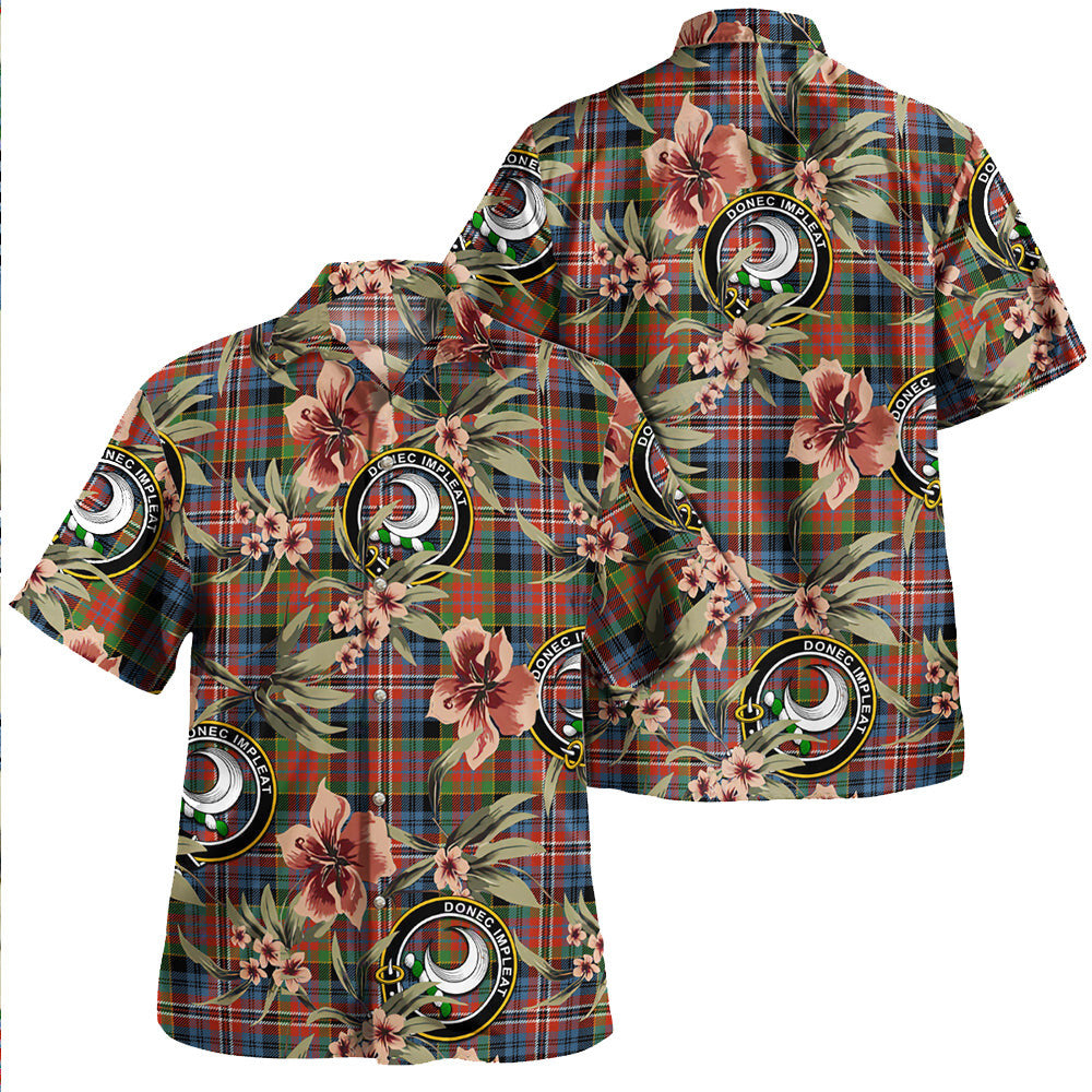 Clan Kidd Ancient Tartan Crest Badge Aloha Hawaiian Shirt Tropical Old Style LQ87 Kidd Ancient Tartan Tartan Today