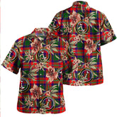 Clan Hopkirk Tartan Crest Badge Aloha Hawaiian Shirt Tropical Old Style AT11 Hopkirk Tartan Tartan Today