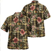 Clan Raeburn Weathered Tartan Crest Badge Aloha Hawaiian Shirt Tropical Old Style LZ41 Raeburn Weathered Tartan Tartan Today