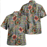 Clan Snodgrass Weathered Tartan Crest Badge Aloha Hawaiian Shirt Tropical Old Style SK47 Snodgrass Weathered Tartan Tartan Today