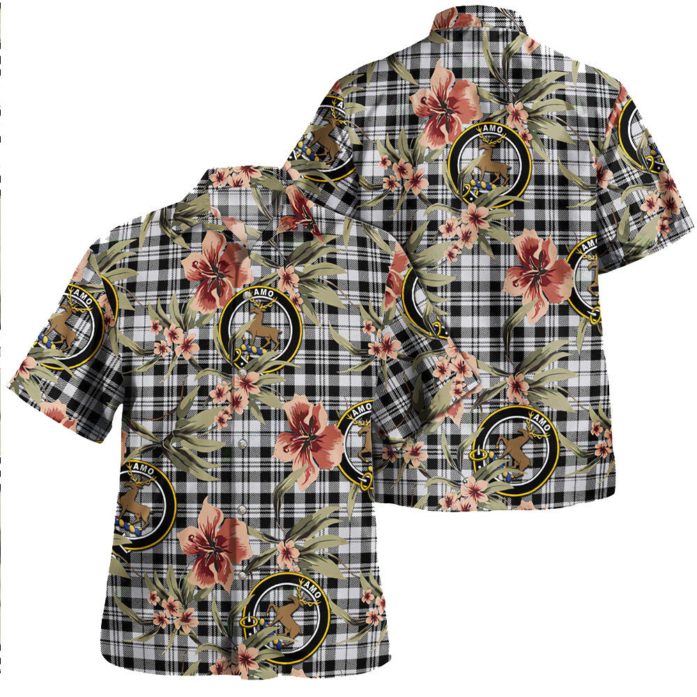 Clan Scott (Sir Walter) Personal Tartan Crest Badge Aloha Hawaiian Shirt Tropical Old Style FI20 Scott (Sir Walter) Personal Tartan Tartan Today