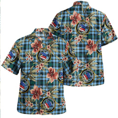 Clan Weir Modern Tartan Crest Badge Aloha Hawaiian Shirt Tropical Old Style RI13 Weir Modern Tartan Tartan Today