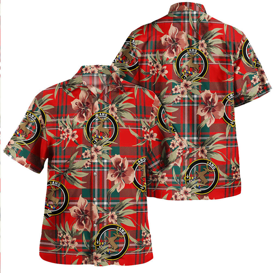 Clan Scott Modern Tartan Crest Badge Aloha Hawaiian Shirt Tropical Old Style WC19 Scott Modern Tartan Tartan Today