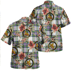 Clan Richards (Pritchard) Ancient Tartan Crest Badge Aloha Hawaiian Shirt Tropical Old Style DW22 Richards (Pritchard) Ancient Tartan Tartan Today